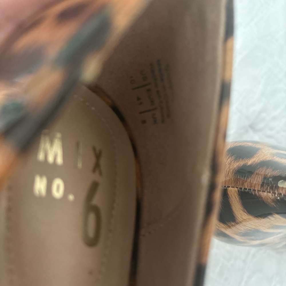 Mix No. 6 Leopard Print Heels - Picture 6 of 6